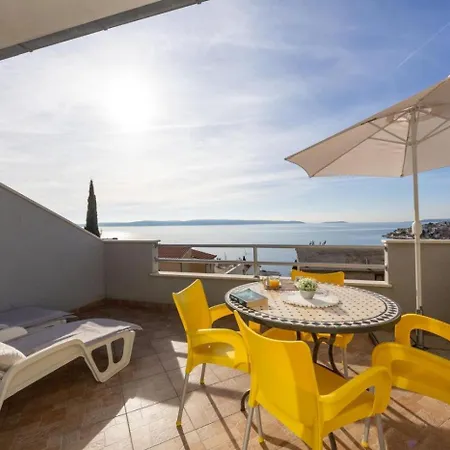 In Okrug Gornji With Sea View, Terrace, Air Conditioning, Wifi 5049-3 *