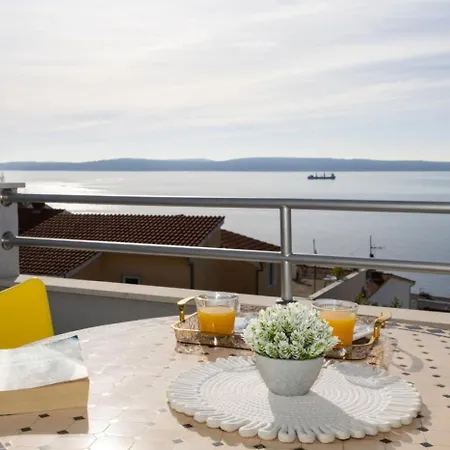 Apartment In Okrug Gornji With Sea View, Terrace, Air Conditioning, Wifi 5049-3 Trogir