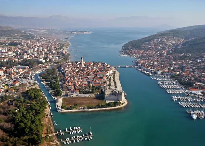 Appartement In Okrug Gornji With Sea View, Terrace, Air Conditioning, Wifi 5049-3