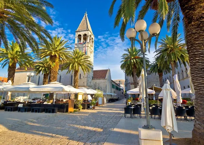 In Okrug Gornji With Sea View, Terrace, Air Conditioning, Wifi 5049-3 Appartement Trogir