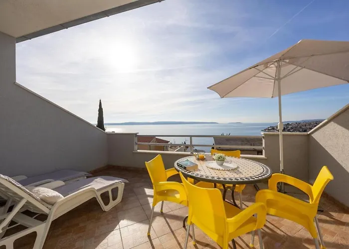 In Okrug Gornji With Sea View, Terrace, Air Conditioning, Wifi 5049-3 *